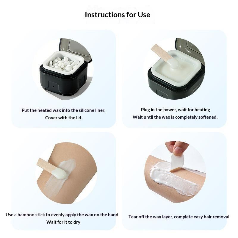 Mini Wax Heater Machine Silico - огляд і ціна Waxing Kit Home
