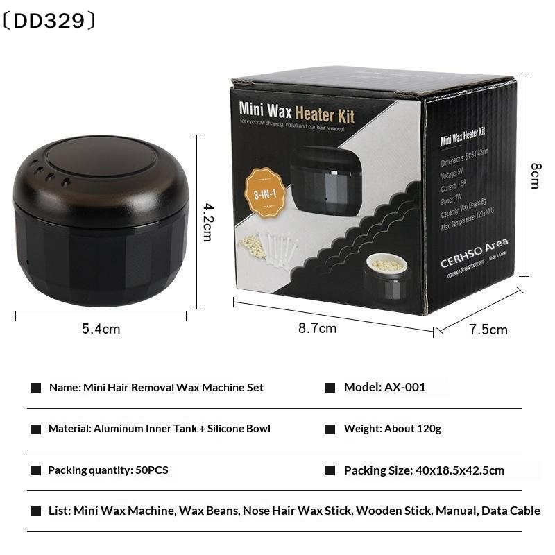 Mini Wax Heater Machine Silico - огляд і ціна Waxing Kit Home