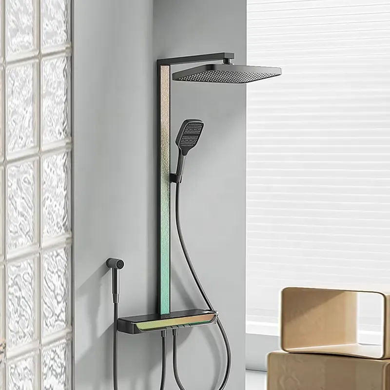 Brass Digital Waterfall Shower - огляд і ціна Spa & Wellness Centre Lielupe