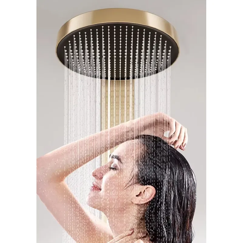 Brass Rainfall Shower Panel Se - огляд і ціна Spa & Wellness Centre Lielupe