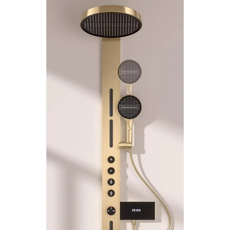 Brass Rainfall Shower Panel Se - огляд і ціна Spa & Wellness Centre Lielupe